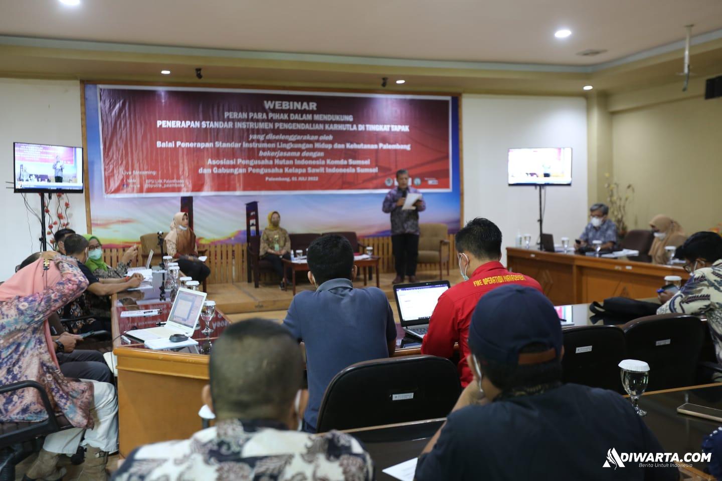 BPSILHK, APHI, GAPKI dan JMSI Sumsel Gelar Diskusi Indonesia Siap Luncurkan Standarisasi Penanganan Karhutla