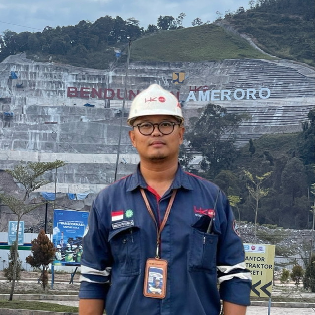 Geologi Enginer KSO HK- Adhi Karya, Waldo Putra Agung