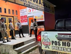 Tahapan Kampanye, Satgas OMB Polres Konut Patroli Presisi di Kantor Penyelenggara Pemilu Tahun 2024.