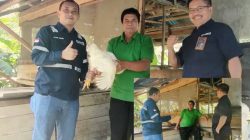 Program CSR PT. ANTAM Bantu Kembangkan Usaha Peternak Ayam di Desa Awila