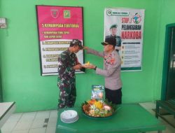 Polres Konawe Gelar Anjangsana ke Koramil, Wujudkan Soliditas di HUT ke-80 TNI